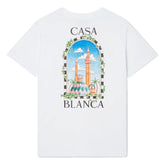 Casablanca White Cotton T-Shirt